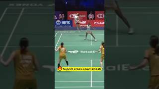 💥 Pearly Tan’s Superb Cross-Court Smash! | Badminton Shorts