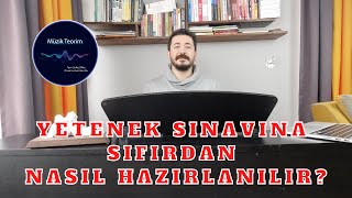 Temelden Yetenek Sınavına Hazırlık - 1 Ders