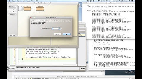 Java Card Class Help Video - Part 2