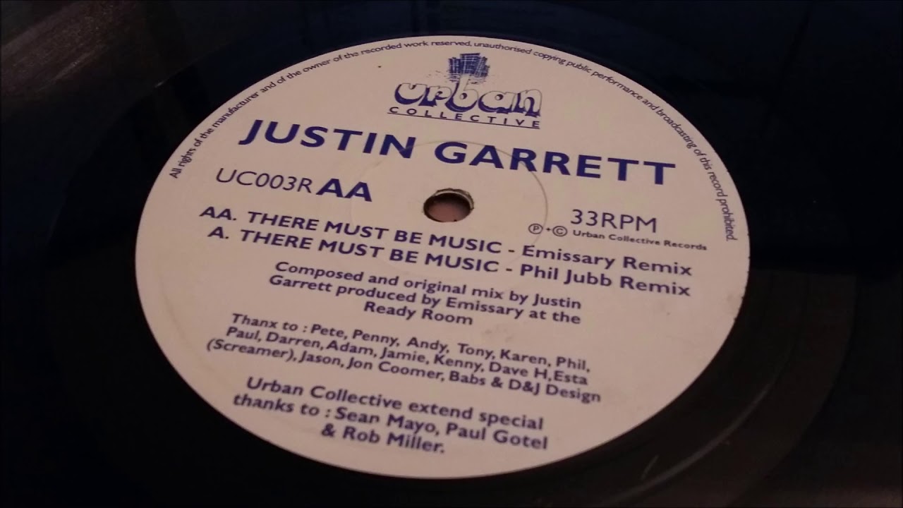 Justin Garrett - There Must Be Music (Phil Jubb Remix)
