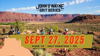 John Wayne Grit Series Moab, UT Half Marathon & 10K 2024 - Teaser 2 (15 sec)