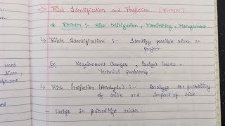 S.E. Lec 9 || Risk Identification and Projection | RMMM Plan | Project Scheduling and Tracking 