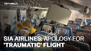 CEO of Singapore Airlines apologises for 'traumatic' incident