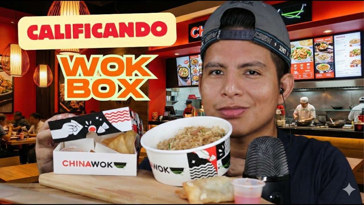 CALIFICANDO EL WOK BOX DE CHINA WOK - ASMR