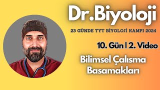 Bilimsel Çalışma 23 Günde Tyt Biyoloji Kampı Yks2024 9. Sınıf