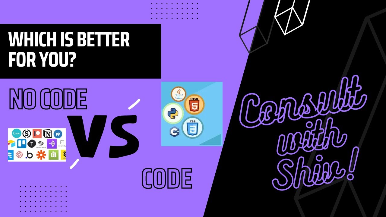 No Code vs. Code: Which is Better for You? - YouTube