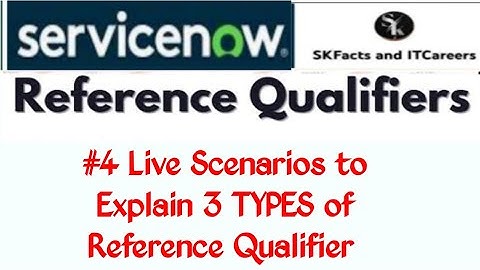 ServiceNow Reference Qualifier #servicenow #skfacts #servicenowdeveloper