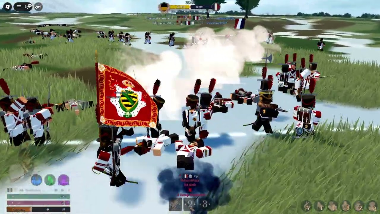 Roblox Napoleonic Wars I Saxony vs Garde + Denmark