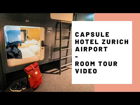 CAPSULE HOTEL ZURICH AIRPORT Alpine Garten | Room Tour Video | JoyDellaVita.com