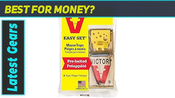 Victor Easy Set Mouse Traps - Best for Quick and Clean Trapping