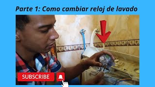 1 ¿Cómo cambiar reloj de lavado de lavadora doble tina? - YouTube