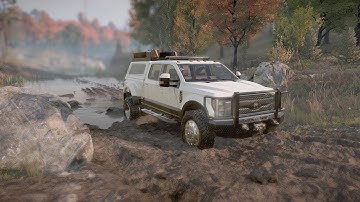 SnowRunner Mod Review | Dearborn 350 - Ford F350 Super Duty Console Friendly Mod