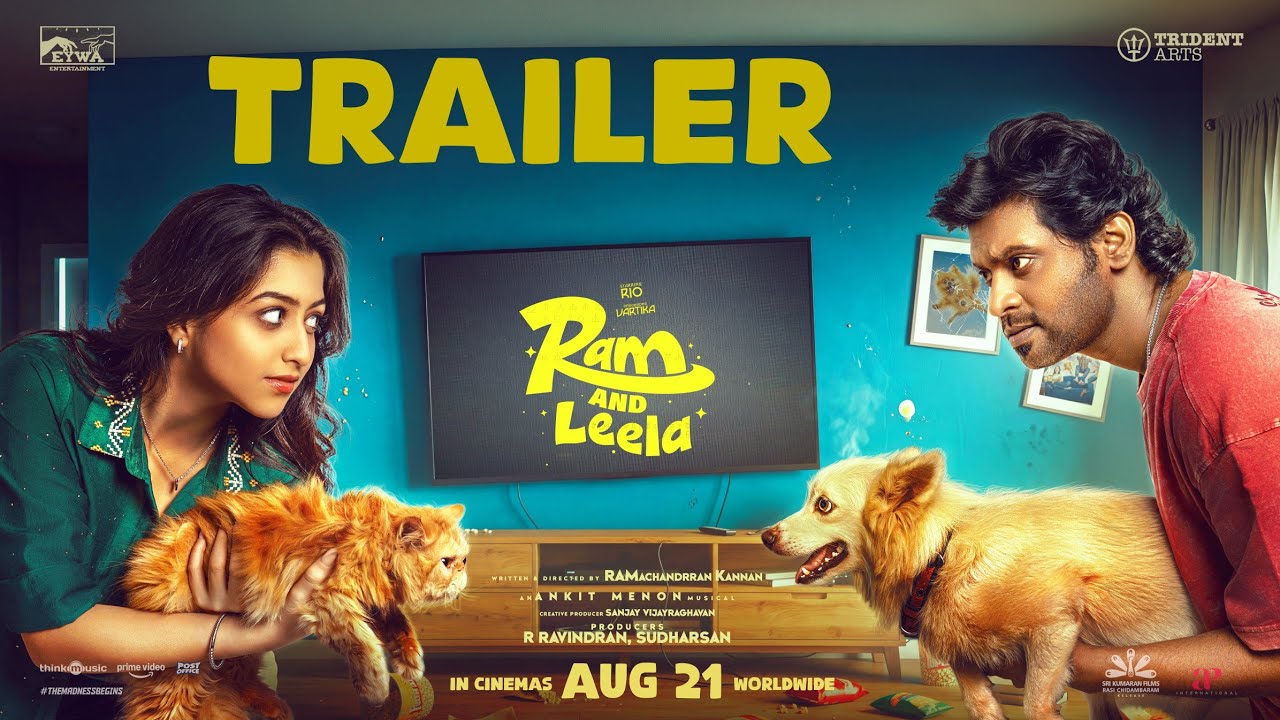 Ram in Leela - Official Trailer | Rio Raj | Vartika | Ankit Menon | Ramachandrran Kannan