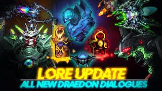 ALL THE NEW DRAEDON LORE AND DIALOGUES | Calamity Mod v2.0.4.001 | The Bountiful Harvest