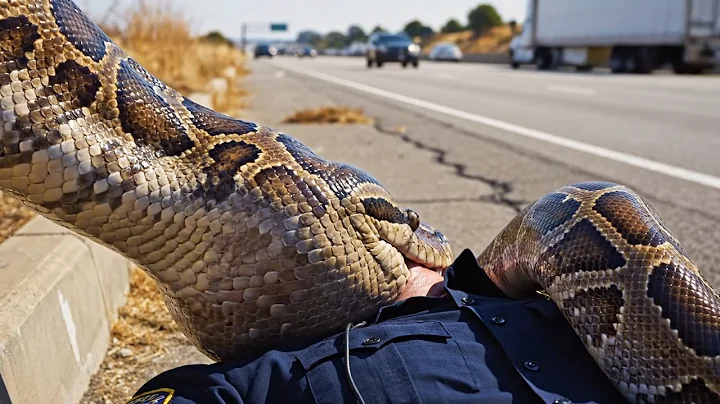 Video 11592431: rescue burmese, giant burmese, animal rescue