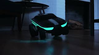 Sharper Image RC Stunt Mongoose Glow Racer Car with Light-up Body, 2.4 GHz Wireless Remote Control