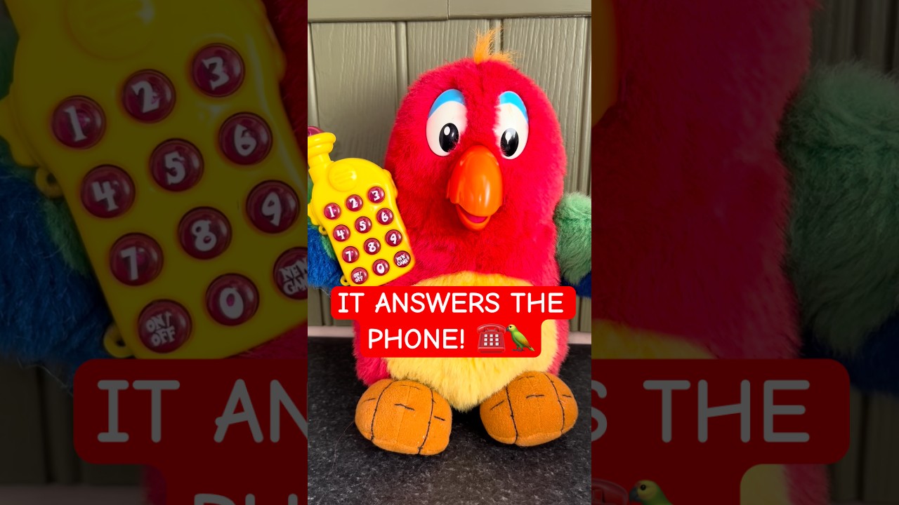 VTech Talking Parrot ☎️🦜 Remember This Vintage Toy? It Answers