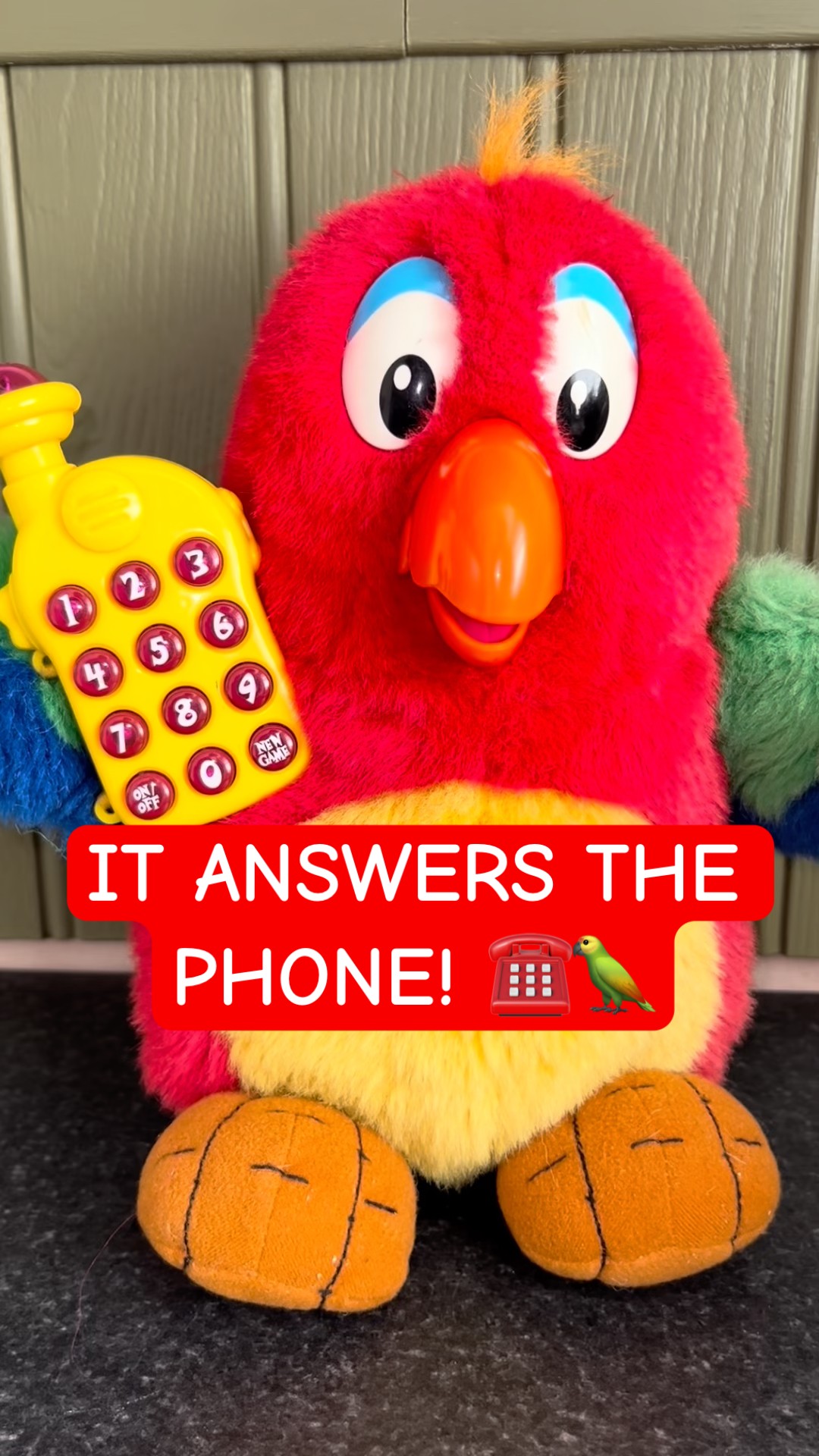 VTech Talking Parrot ☎️🦜 Remember This Vintage Toy? It Answers