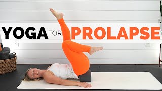 YOGA FOR PELVIC FLOOR PROLAPSE | Ease Pelvic Pressure, Heaviness, and Pain | HIP Mobility