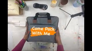 My 6 week Art Supplies Travel Pack