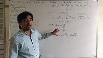 Lec9 Complex Numbers XI : Exercise 1.3 : examples 3, 1, 6 : modulus & argument of complex number