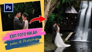 KEREN! Edit Foto Nikah Pakai Ai ( Photoshop Firefly ) screenshot 5