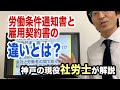 労働条件の明示（労働条件通知書と雇用契約書について解説）