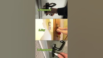 Which unlocking way will you choose?1.password 2.key 3.fingerprint #welock #smartlock #schloss