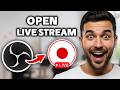 How to Make Live Stream with OBS Studio ( Kick, YouTube, Facebook, Tiktok..)