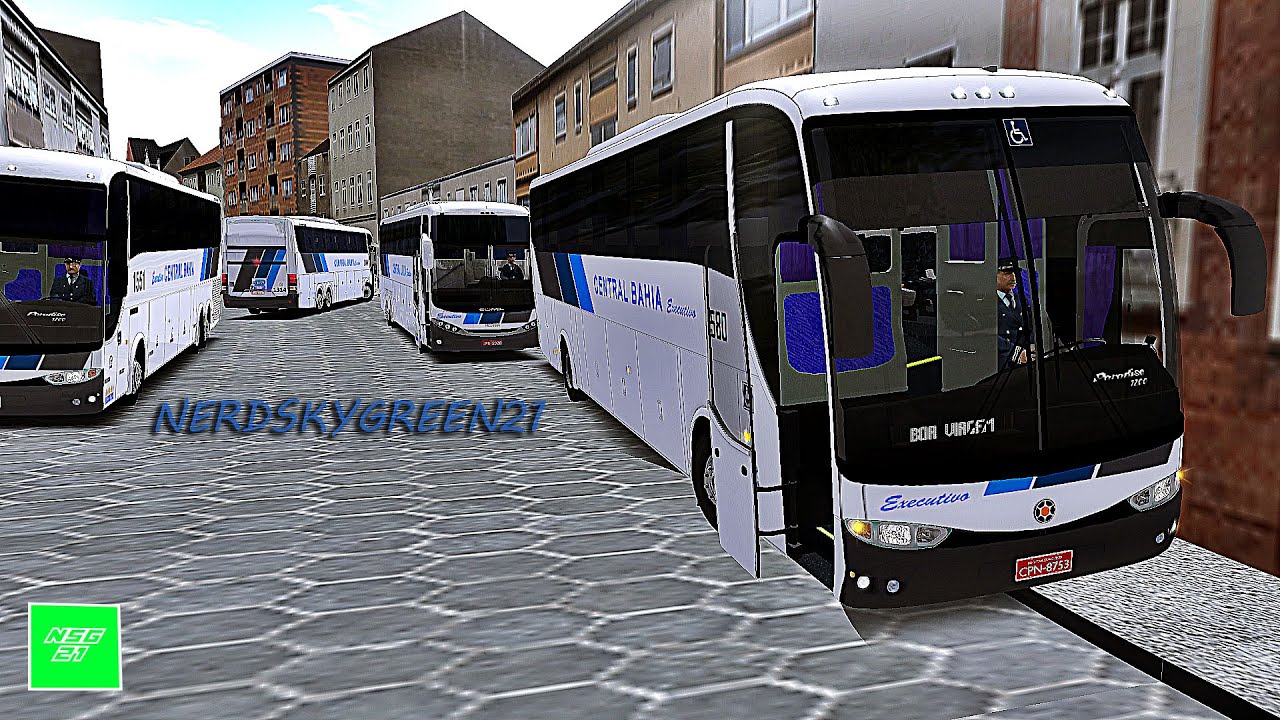 [OMSI 2] Paradiso G6 EDIT 1200 HD mb O-400RSE +G27 - Mapa BR-099 v1.0 -  Viação Central Bahia