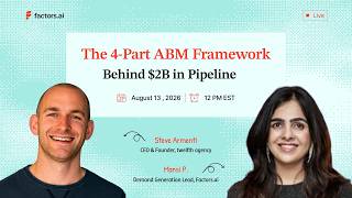 The 4-Part ABM Framework Behind $2B in Pipeline