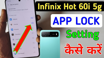 How to lock apps in Infinix hot 60i 5g/Infinix hot 60i 5g me app lock kaise kare/app lock setting
