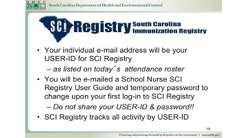 Immunization Registry
