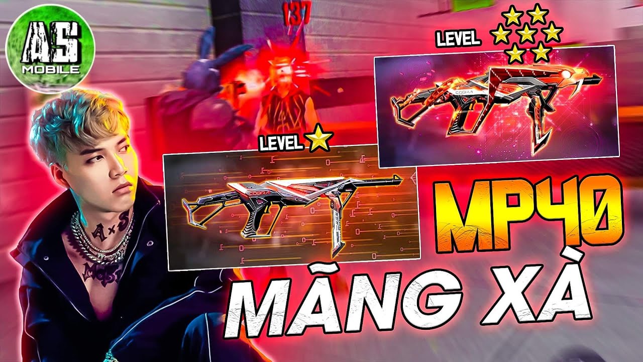 [Free Fire] Test Skin Mãng Xà MP40 | AS Mobile