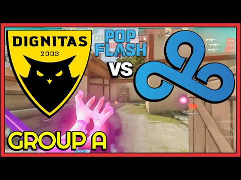 Dignitas vs Cloud9 HIGHLIGHTS (BO3) - POP FLASH - Group A (DAY 2) - VALORANT
