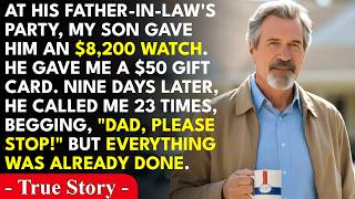 At His Retirement Party, My Son Gave His Father-In-Law An $8,200 Watch And Gave Me A $... True Story
