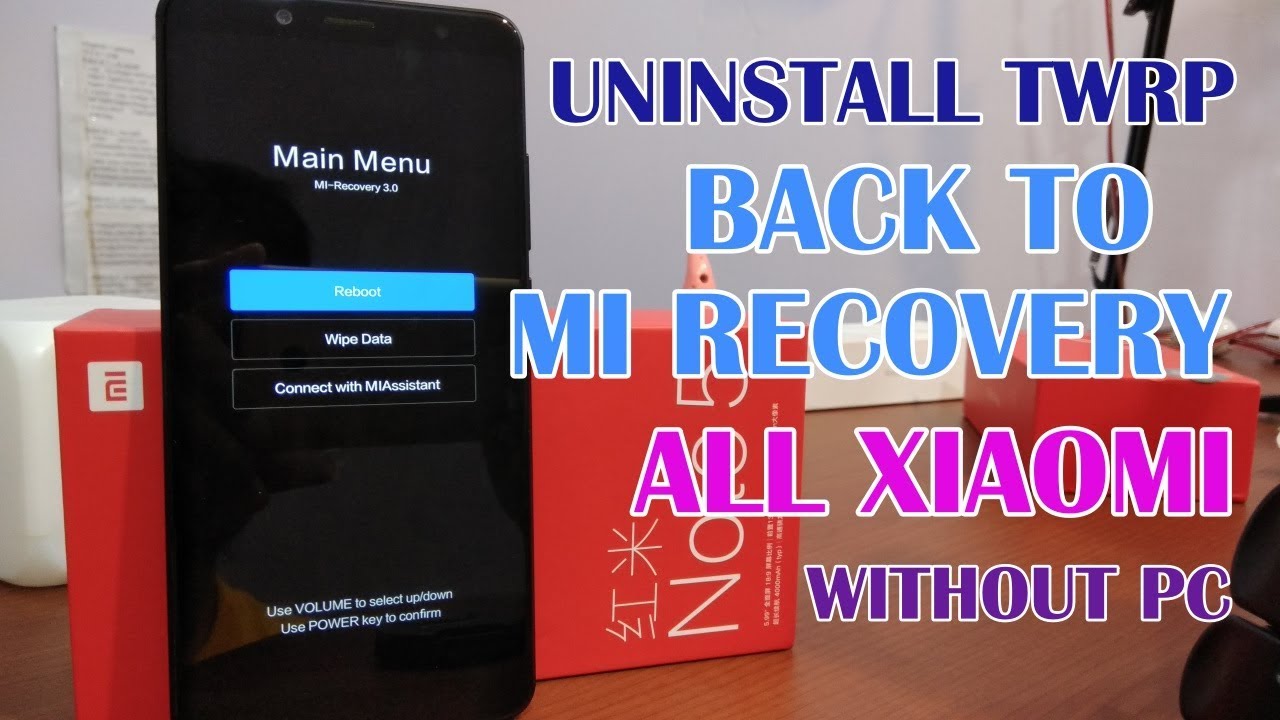 Main Menu Redmi Recovery