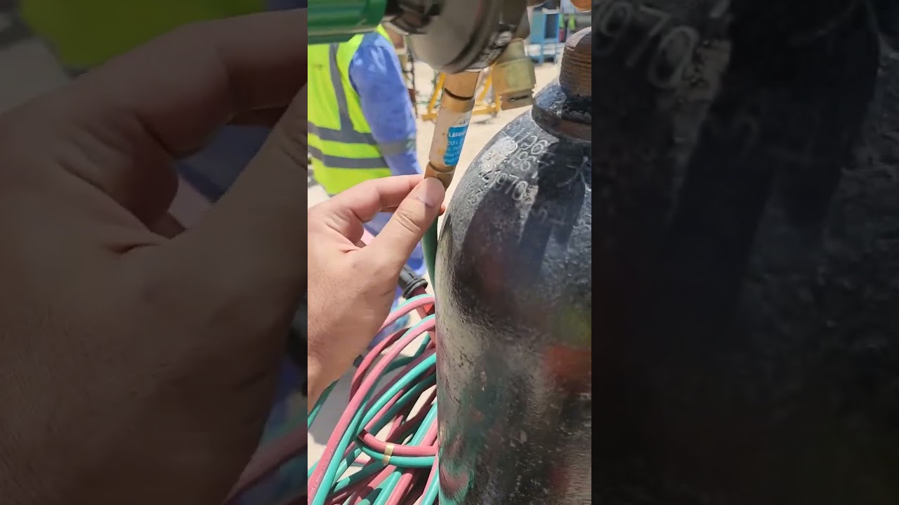 أعمال قطع ولحام 4 :مسافة تركيب الفلاش باك أريستور  Flashback arrestor