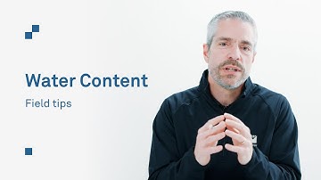 Field tips for accurate soil water content measurement