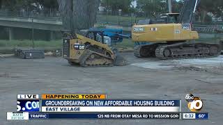 New affordable housing building going up in East Village