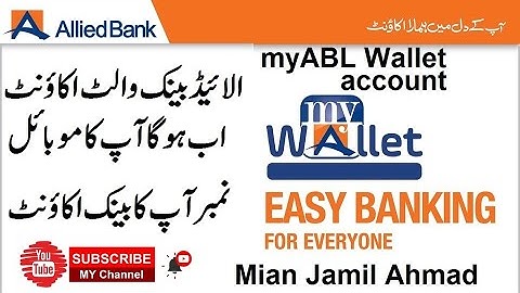 How to create Allied bank wallet account