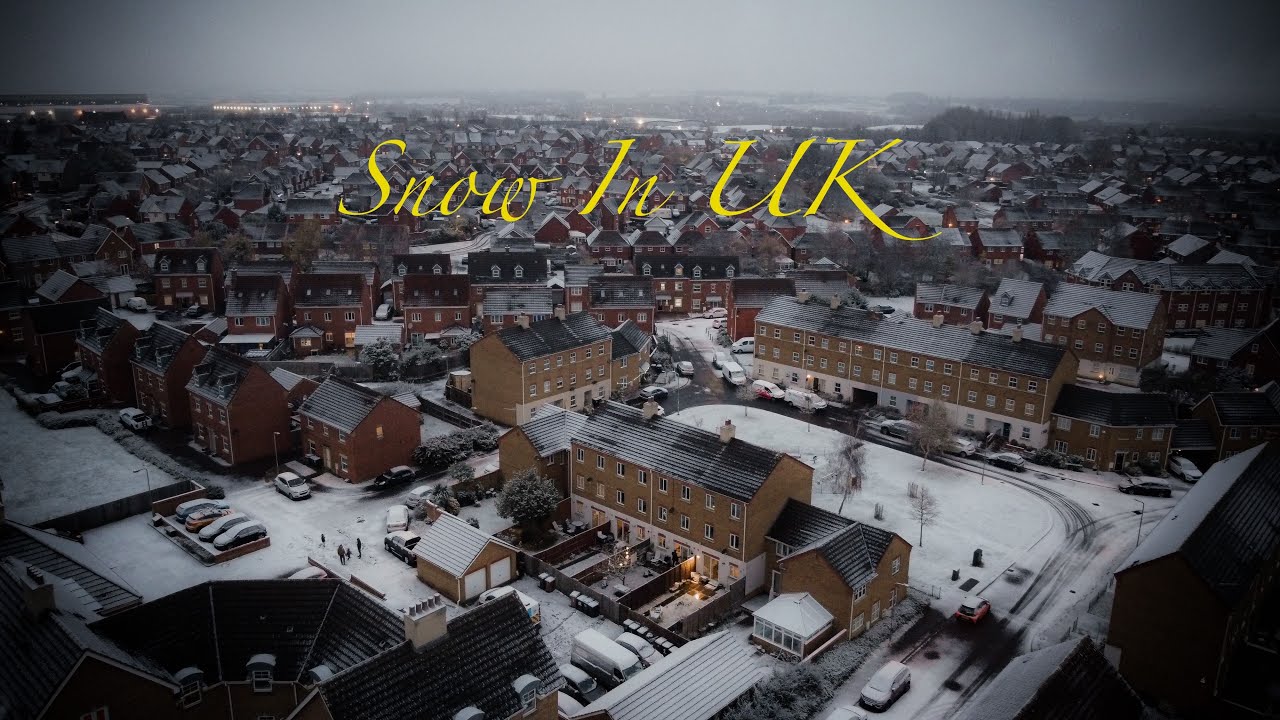 Snow In UK | Drone Shots