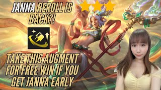 Janna Reroll is Back?! Take This Augment If You Get a Janna Early for Free Win