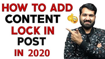How To Add Content Locking in Wordpress 2020 | Content Locking Tutorial | CPA Marketing Plugin