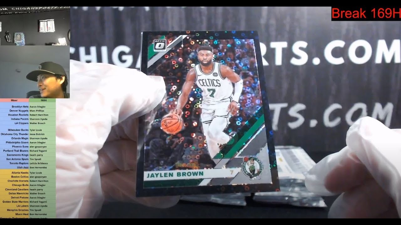 Break 162, 163, 166H169H. Prizm Retail, Mosaic Hobby / FB, Optic Tmall