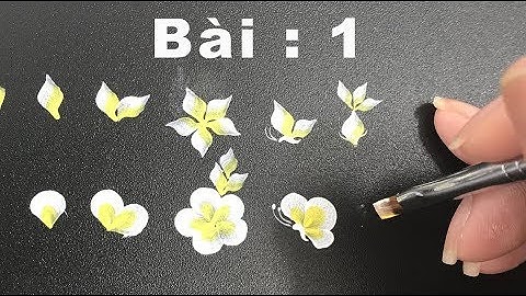 Học Vẽ Cọ Bản Bài 1 - Dạy Vẽ Cọ Bản Cho Người Mới