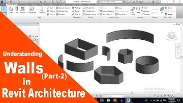 Revit Architecture Complete tutorials for beginners- Understanding Wall tool(Walls-02) by sktacademy