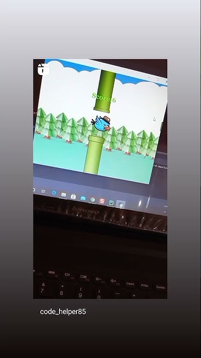 Flappy Bird Game Using Python Pygame Module - YouTube