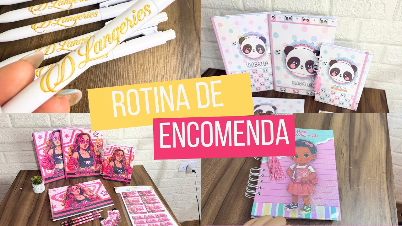 KITS VOLTA AS AULAS, CANETAS E BLOQUINHOS, ENTREGANDO PEDIDOS, TROCANDO CAPA DA AGENDA E MUITO MAIS 