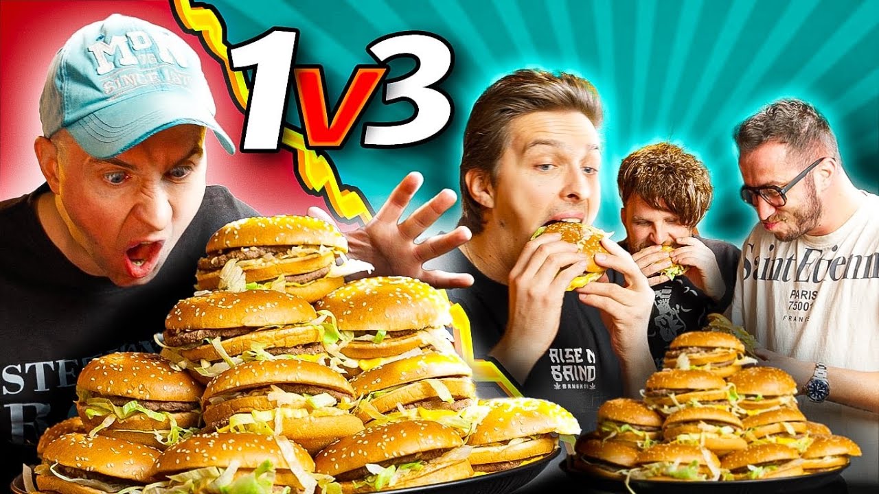 ZA HODINU SNĚDL 20 BIGMACŮ! 🤮🤣